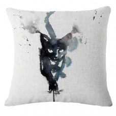 Dripping Paint Cat Cushion